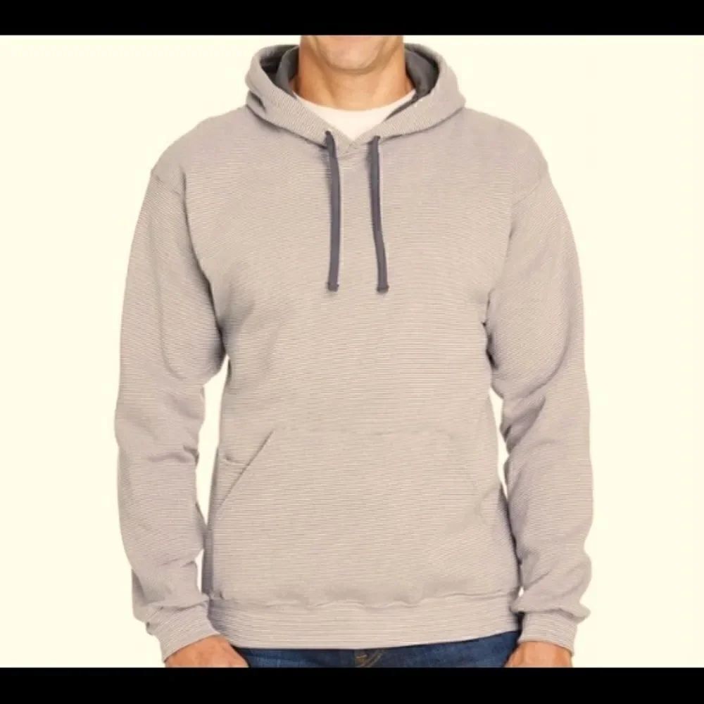 🛍Adults Unisex Stripped Hooded Sweatshirts lightweight Sizes: Large